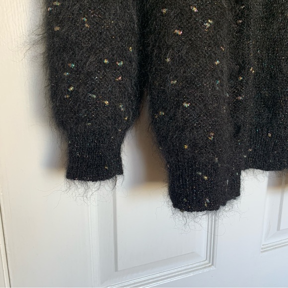 Vintage Carducci cardigan sweater, black, size small - Picture 12 of 16